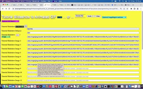 Animated GIF Creation Automation Arguments Tutorial | Robert James Metcalfe Blog