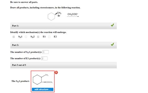 Draw All Products Including Stereoisomers in the Following Reaction ...