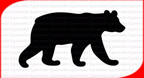 Black Bear Silhouette SVG, Svg, Dxf, Cricut, Silhouette Cut File, Instant Download - Etsy