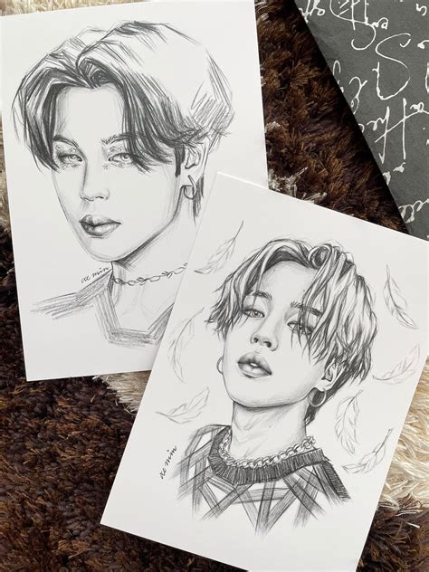 Jimin Bts Pencil Drawing | ubicaciondepersonas.cdmx.gob.mx