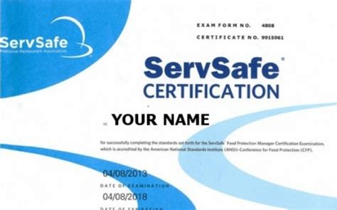 $20 OFF Servsafe Food Safety Certificate- Proctor Exam by Pofar Food ...