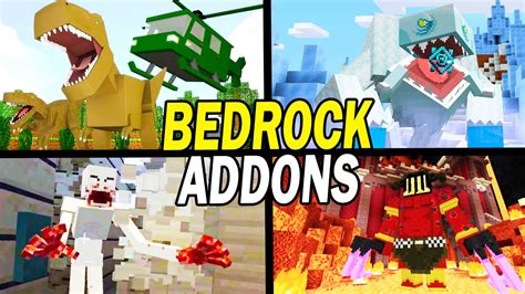 Top 10 Best Minecraft Bedrock Mods & Addons (March 2022 1.18+) - YouTube