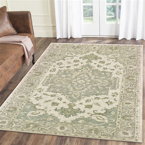LR Home Modern Traditions Sea Green and Gray Indoor Area Rug(8' x 10') - Walmart.com