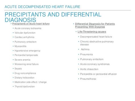 Acute Decompensated Heart Failure