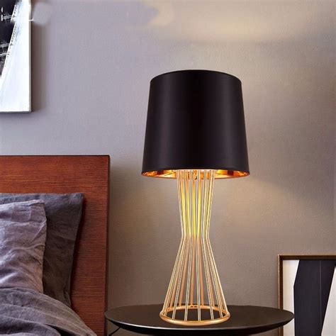 American minimalist Modern table lamp light LED tafellamp bedside bed lamp table lamps for ...