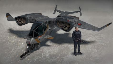 VTOL Aircraft design, Tyson Roberts on ArtStation at https://www.artstation.com/artwork/N0lqd ...