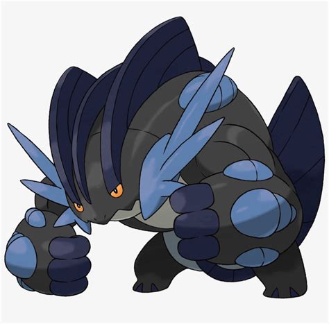 Black Swampert - Pokemon Swampert Transparent PNG - 2204x1783 - Free ...