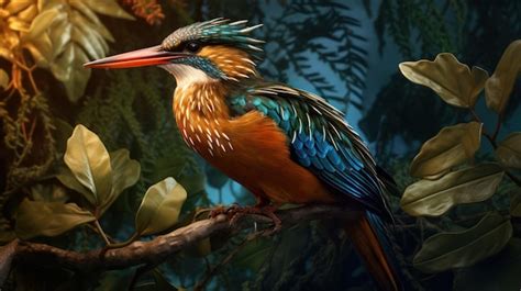 Premium AI Image | kingfisher bird HD 8K wallpaper Stock Photographic Image