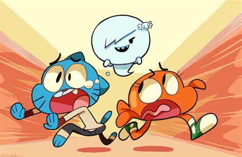 Gumball Watterson Running