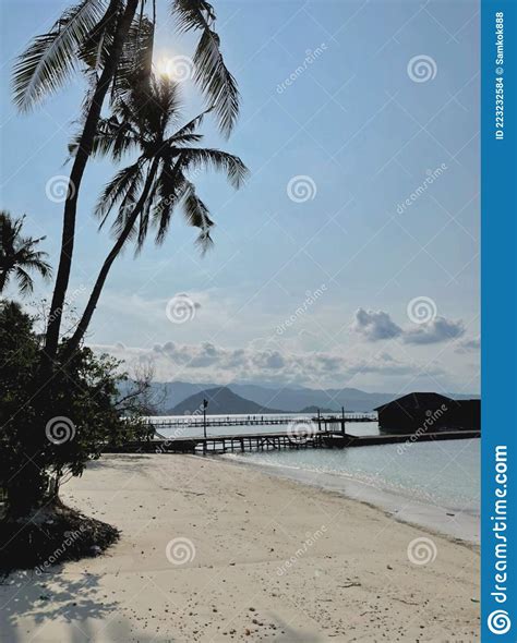 BEAUTIFUL PANORAMA of BEACH at LAMPUNG - INDONESIA Stock Photo - Image of sand, caribbean: 223232584