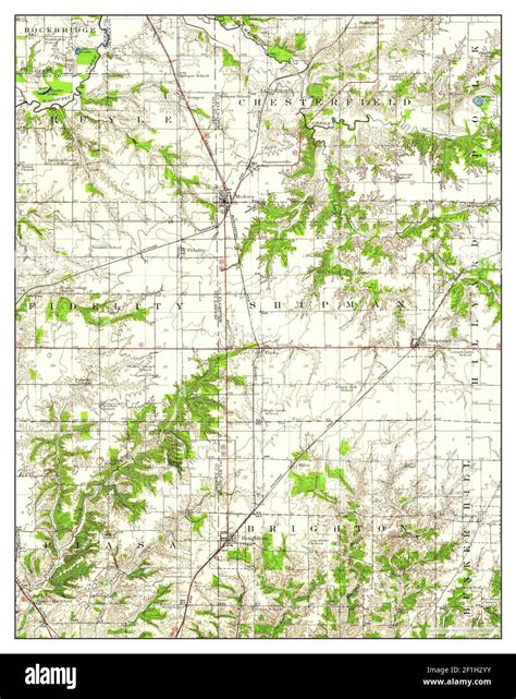 Brighton, Illinois, map 1925, 1:62500, United States of America by ...