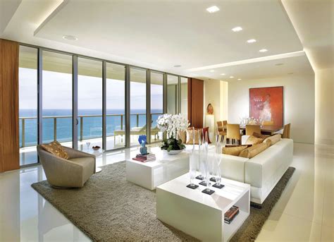 Modern Miami Condo | Contemporary interior design living room, Contemporary interior design ...