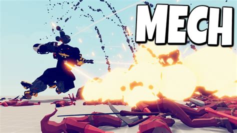 TABS | Who can beat invincible Mech?! (OP units MOD) - TABS MODS ...