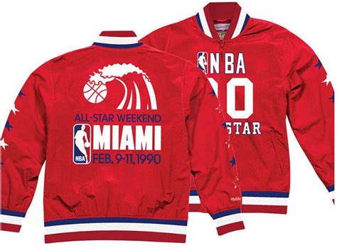 Mitchell & Ness Men Nba All Star History Warm Up Jacket | Hoodie jacket ...