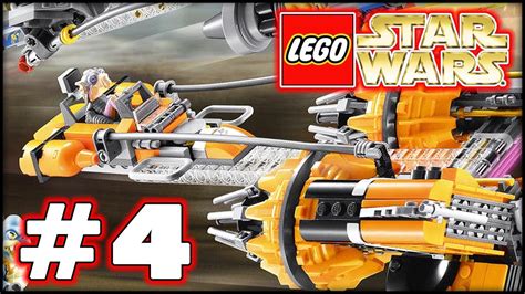 LEGO Star Wars The Complete Saga - Part 4 - Pod Racing Champion! (100%) - YouTube