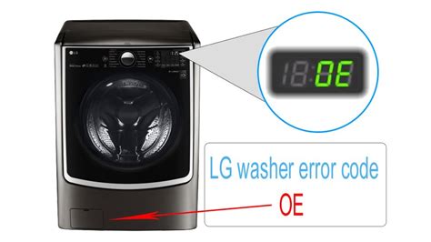 LG washer error code OE (repair) | Washer and dishwasher error codes and troubleshooting