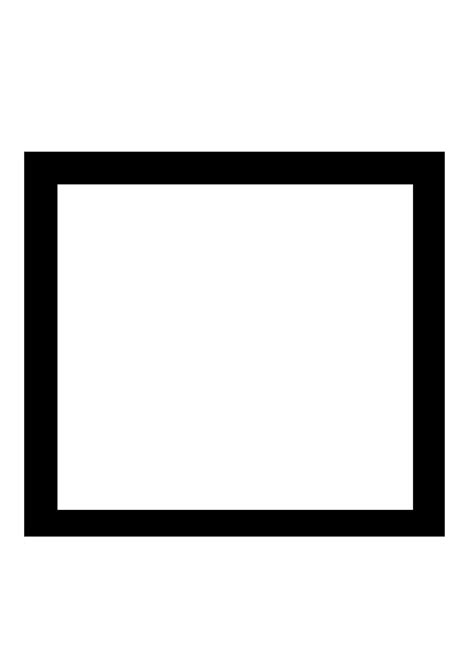 Basic Square Outline Free Stock Photo - Public Domain Pictures