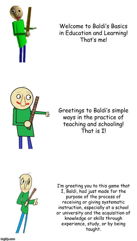 baldi's basics Memes & GIFs - Imgflip