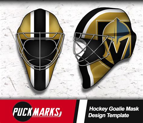 Get Our Realistic Hockey Goalie Mask Template!