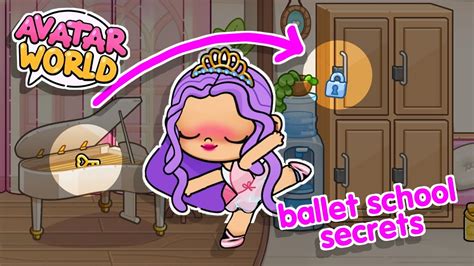 ALL SECRETS OF THE NEW BALLET SCHOOL IN AVATAR WORLD // UPDATE AVATAR WORLD // HAPPY GAME WORLD ...