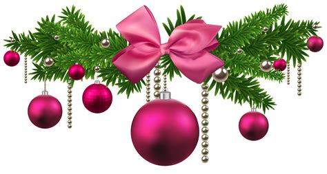 pink christmas ornaments clipart 10 free Cliparts | Download images on Clipground 2024