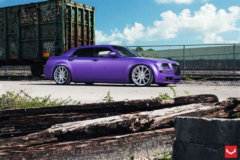 Matte Plum Crazy Purple Chrysler 300 Customized to Impress — CARiD.com Gallery