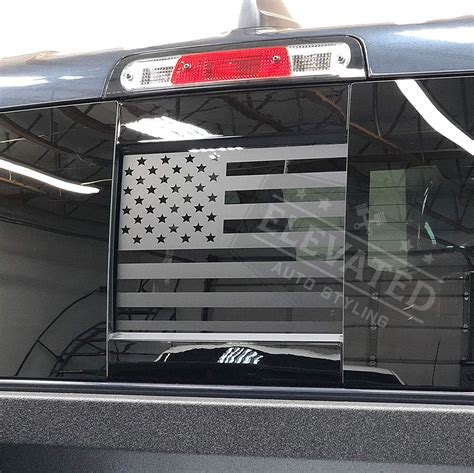 Dodge RAM Back Middle Window American Flag Decal 2019-2022 | Elevated ...