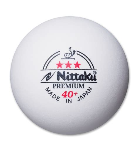 Nittaku Ping Pong Balls (3-Star Premium 40+) - Kansas City Table Tennis