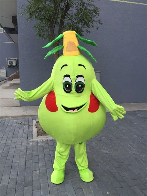 EVA Material Lovely pear Mascot Costume fruit Cartoon Apparel Cosplay advertisement 581-in ...