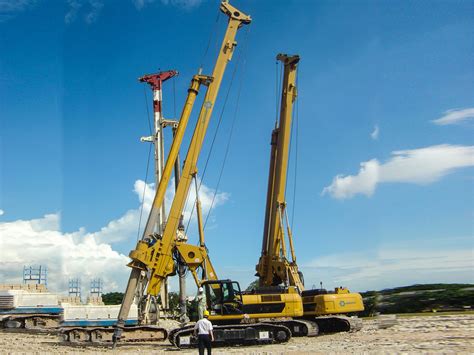 Hydraulic Rotary Drilling Rig With Air Consumed For Foundation Pile Max Drilling Depth 55m