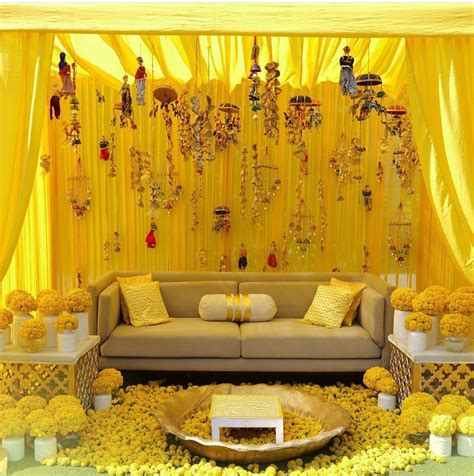 Sunshine Themed Haldi Decor Ideas That We Just Adore!