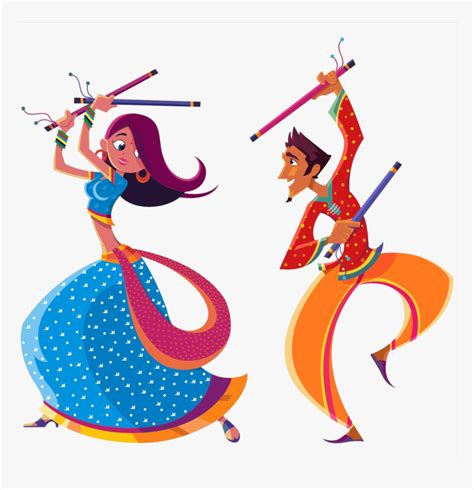 Raas Dandiya, HD Png Download , Transparent Png Image - PNGitem