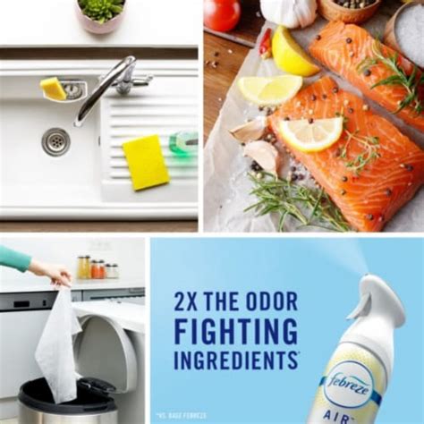 Febreze Air Effects Kitchen Odor Fighter Fresh Lemon Scent Aerosol Air ...