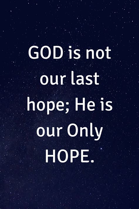 God Is Our Hope Quotes - ShortQuotes.cc