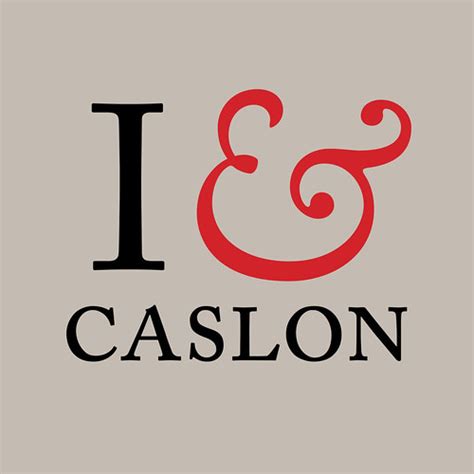 I & Caslon | get it, oh man, graphic design puns. | Kristian Bjornard ...