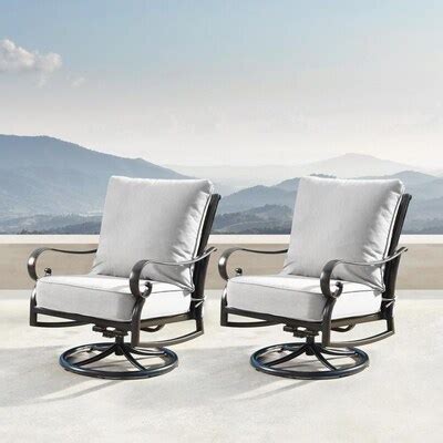 Aluminum Swivel rocker Patio Chairs at Lowes.com