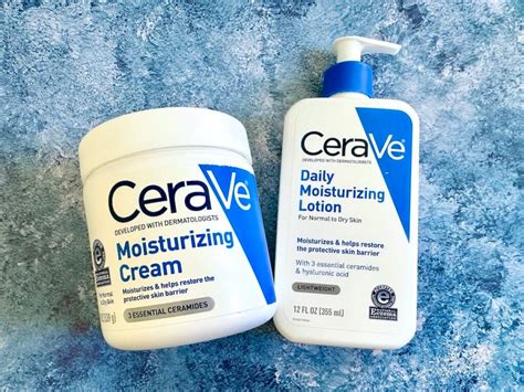 CeraVe Moisturizing Cream vs Lotion - A Beauty Edit