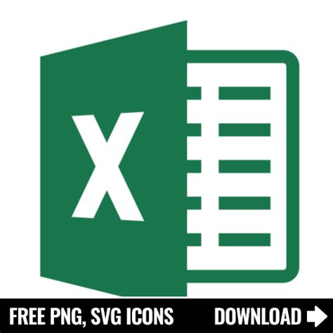 Free Excel SVG, PNG Icon, Symbol. Download Image.