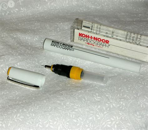 Rapidograph Art Pen KOH-I-NOOR 00 by vintageartsupplies on Etsy