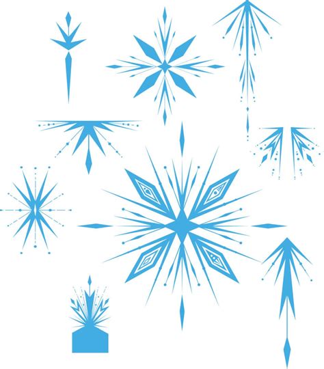 Frozen 2 Elsa Snowflake, Dress and Shoes Files SVG PDF PNG and More - Etsy