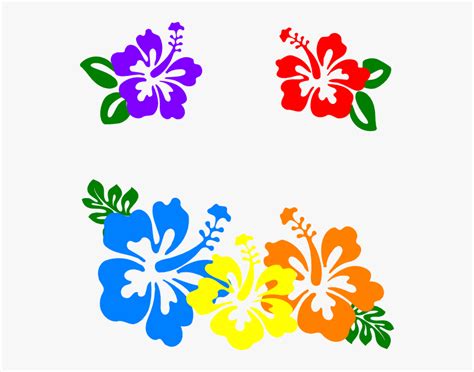 Hawaiian Flower Hibiscus Clip Art At Vector - Hibiscus Flowers Clipart ...