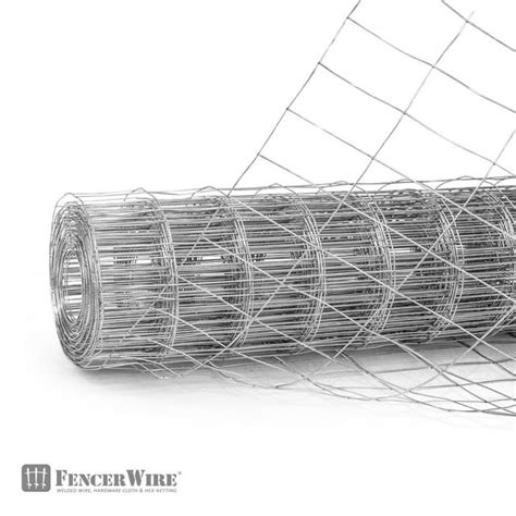 Fencer Wire 14 Gauge Galvanized Welded Wire Fence, 2" x 4" Mesh Opening ...