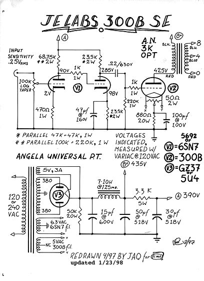 300b tube amplifier se