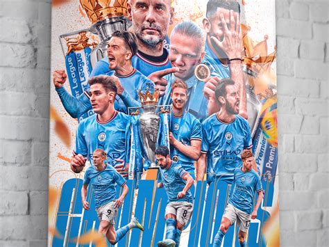 Manchester City 2023 Champions by WALLR.art on Dribbble