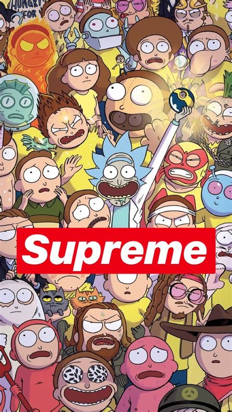 🔥 [13+] Rick And Morty Supreme Wallpapers | WallpaperSafari