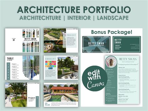 Architecture Student Portfolio Template