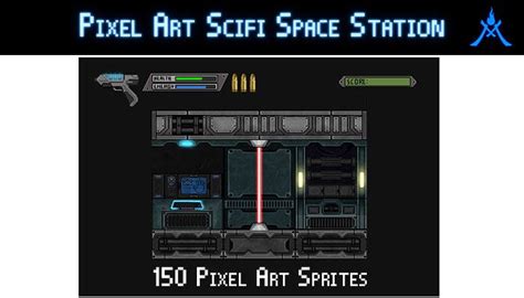 Pixel Art Scifi Space Station | Pixel art, Pixel, Space station