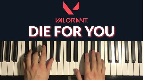 How To Play - Die For You (Piano Tutorial Lesson) | VALORANT Champions 2021 - YouTube