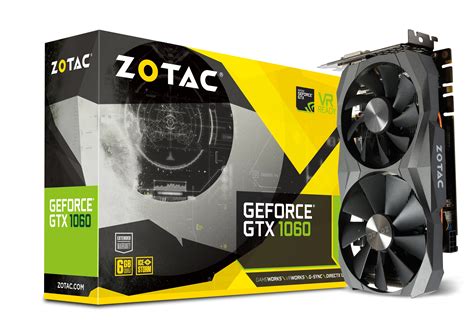 ZOTAC GeForce GTX 1060 6GB GDDR5X | ZOTAC