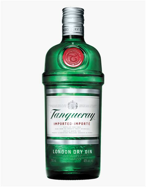 Tanqueray London Dry Gin 750 Ml - Tanqueray Gin Bottle Design, HD Png Download - kindpng